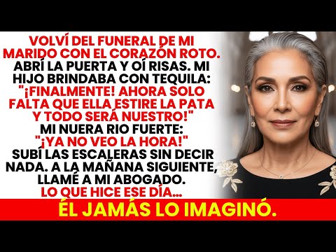 Mi Hijo Brindó En El Funeral De Su Padre: “Solo Falta Que Ella Estire La Pata Ahora”…Él No Lo Sabía…