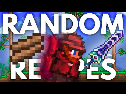 My First Speedrun...but with Randomized Recipes