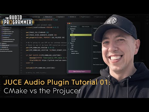 How to Make Your First VST Plugin | #01: Creating New Projects with JUCE (CMake vs Projucer)