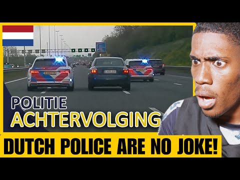 American Reacts to Inane Dutch Police Chase || Politieachtervolging Rotterdam,