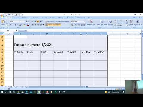 #Excel for beginners lesson 1: simple invoice