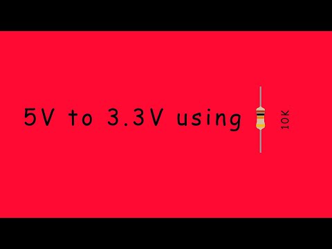 5V to 3.3V Converter | how to use 5v to 3v DC Resistor