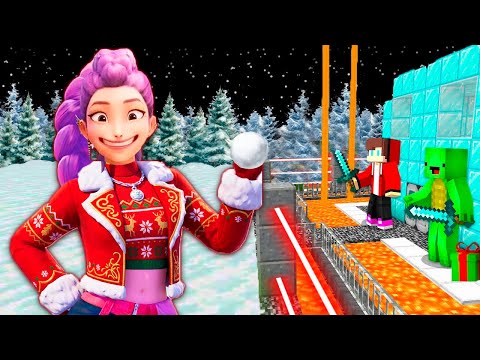 CHRISTMAS RUMI Kpop Demon Hunters vs Security House in Minecraft JJ and Mikey Maizen Challenge