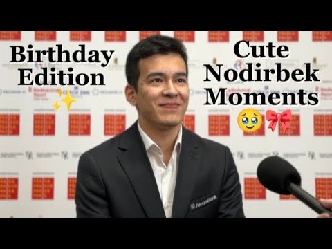 Cute Nodirbek Moments 🥹🎀 | Birthday Edition ✨