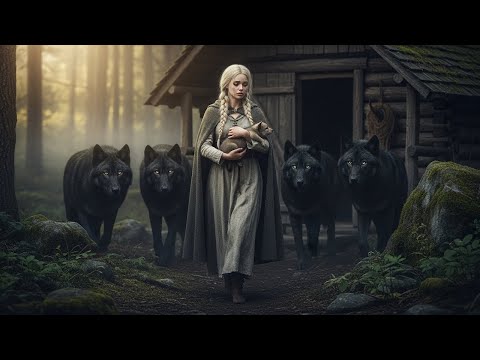 La Omega rechazada alimentaba a un cachorro — hasta que cuatro lobos negros llegaron a su cabaña