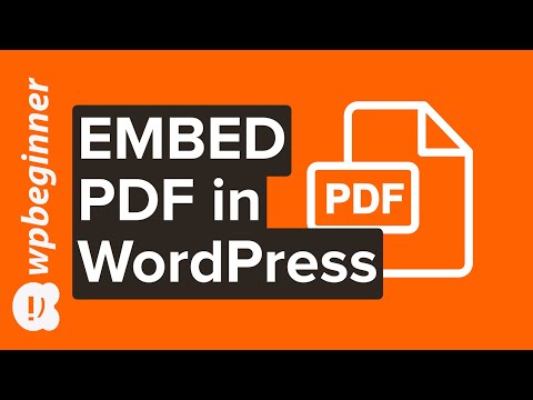 How to Embed PDF on Your WordPress Website