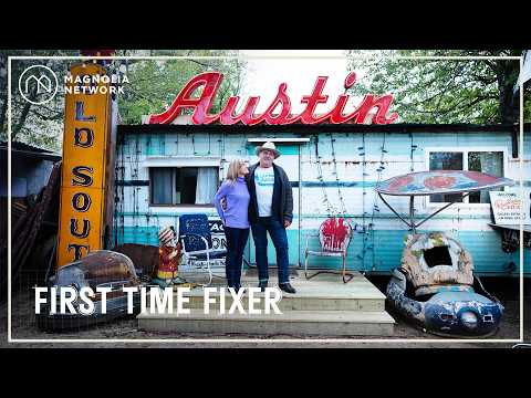Neon Artists Give New Life to a Vintage Detroiter Mobile Home in Austin, TX | Magnolia Network