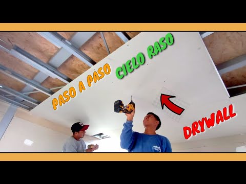 How to make a drywall ceiling / Installation for beginners ✔️
