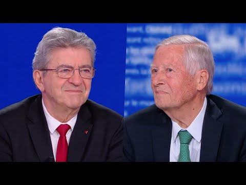 Jean-Luc Mélenchon face à Alain Duhamel sur BFMTV