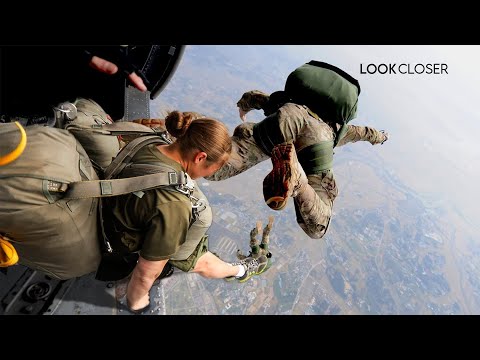 The Insane Action | US Paratroopers Out Of C-17 Globemaster III