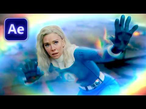 Sue Storm's Invisible Forcefield Powers In After Effects | Fantastic Four: First Steps