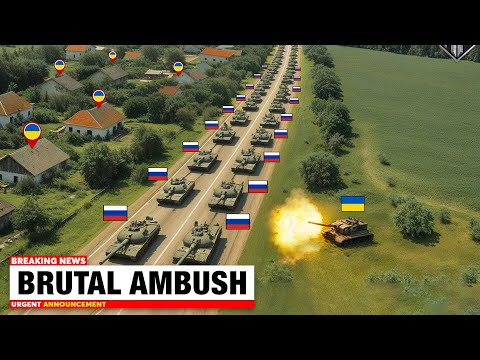 Ukraine AMBUSH Elite Russian Troop Column - Then THIS Happened...