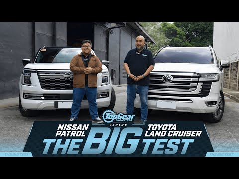 Nissan Patrol vs. Toyota Land Cruiser: Full-size SUV Big Test | Top Gear PH