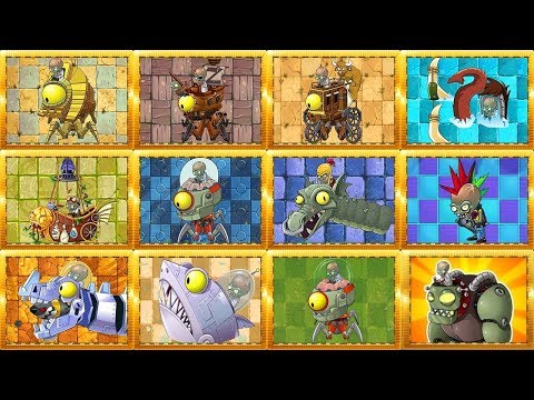 ALL BOSSES LEVEL MASTERY: PLANTS VS ZOMBIES 2 (walkthrough)