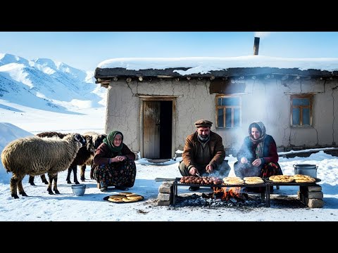Surviving as a Shepherd in Afghanistan’s Coldest Mountains | Grilling Meat & Baking Bread