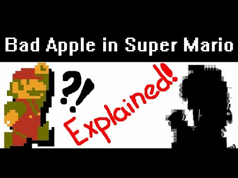 How Bad Apple was played inside Super Mario Bros.