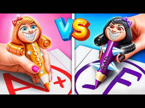 Gentille vs Méchante Miss Delight à l’École! On a Survécu à la Prof la Plus Strict du Monde!