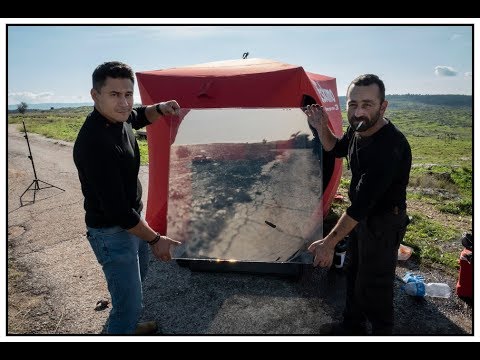 creating 32x32'(80x80) glass ambrotype