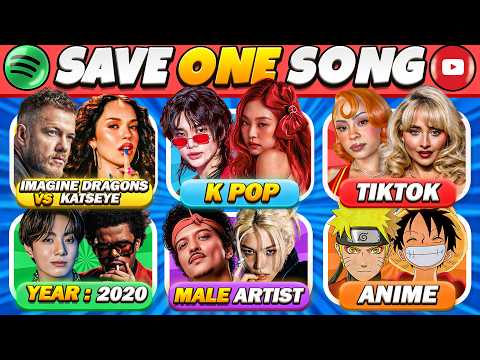 SAVE ONE SONG: Random Rule 🔥 | KPOP, TikTok, Anime & More 🎶| Music Quiz 2026
