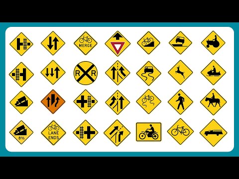 PASS the DMV Driving Test | 40 Most Essential U.S. Road Signs for Driving Test