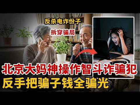 北京大爷大妈机智拆穿骗局，反杀电诈份子，把骗子的钱骗个精光，堪称反诈教科书级操作！【案件进行时】