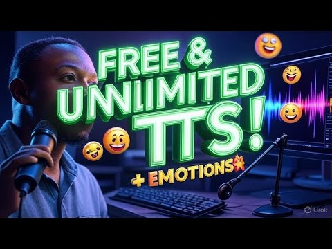 FREE AND UNLIMITED TEXT TO SPEECH WITH EMOTIONS