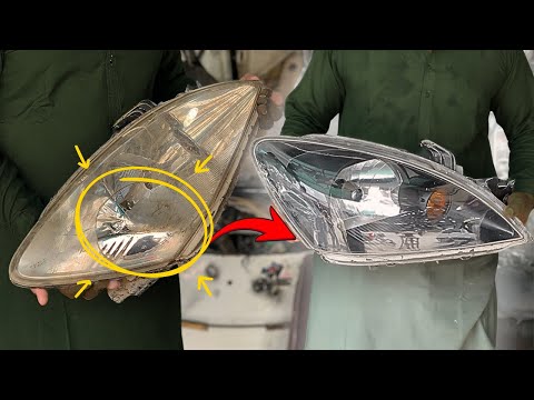 Headlights Restoration: How to get new headlights for only 10$!