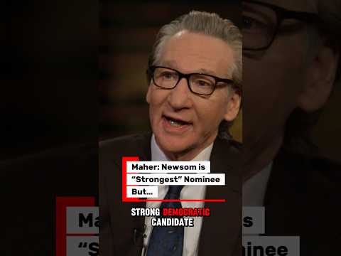 #BillMaher: #gavinnewsom is the “strongest” Democratic nominee “right now” #news #politics