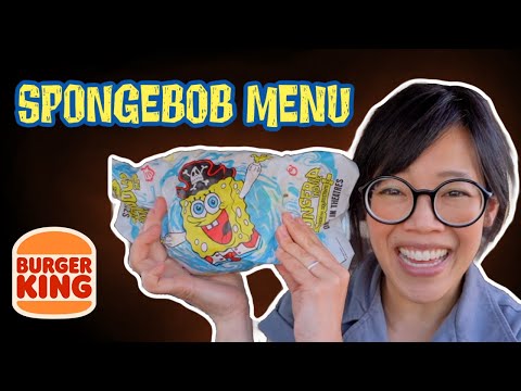 Tasting Burger King's SpongeBob Menu