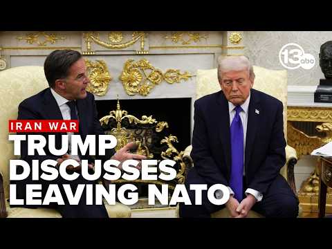Trump slams NATO for lack of support in Iran war efforts during meeting with alliance leader