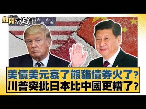 美債美元衰了熊貓債券火了？川普突批日本比中國更糟了？【#金臨天下 X #新聞大白話】20251112-10｜#賴岳謙 #謝寒冰 #栗正傑