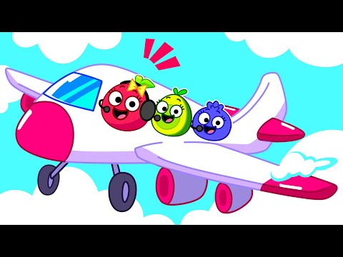 Safety Tips in an Airplane ✈️✨ Fly Safe with Pit & Penny 🥑