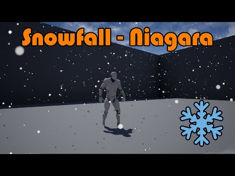Snowing | How To Create Falling Snow In Niagara - Unreal Engine Tutorial