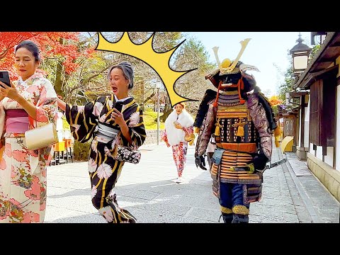 #88 SAMURAI Statue Prank in Kyoto Japan | Best reactions & Funny Mannequin prank at Kiyomizu Temple