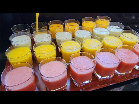 4أنواع العصائر الأعراس والمناسبات تريتور معاك في الدار بأقل تكلفة ومزال مسليناش