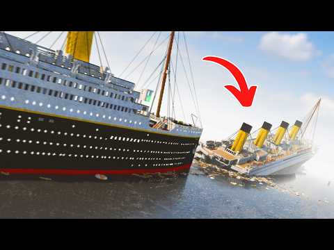 Titanic VS Ships and Boats HEAD ON Destruction! Teardown Gameplay