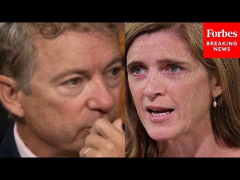 'Big Heart, Small Brain Syndrome': Rand Paul Attacks USAID Spending To Samantha Power's Face
