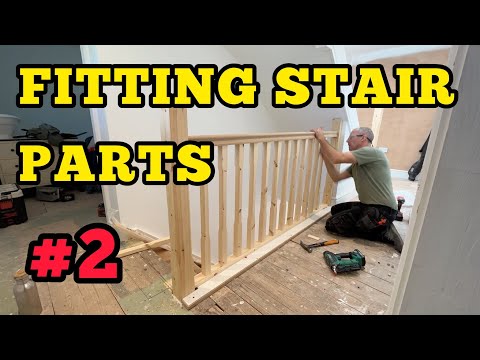 How to fit stair parts #2 - setting out spindles
