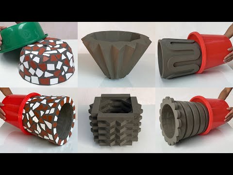 6 Ideas To Make The Most Beautiful Cement Flower Pots - You'll Want It For Your Garden