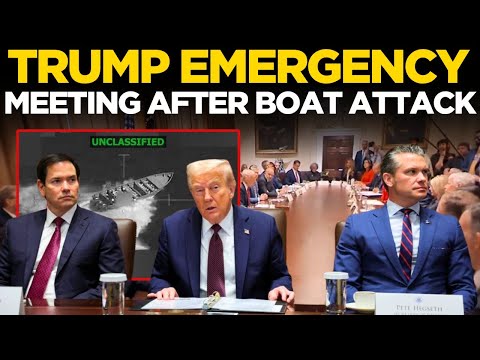 LIVE: Trump Holds EMERGENCY Cabinet Meeting; Faces Tough Questions After Hegseth's Boat Attack