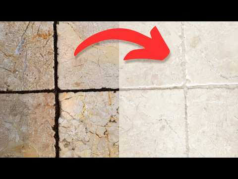 How to Clean DIRTY Floor Tile Grout (in seconds)