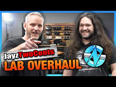 JayzTwoCents Lab Overhaul: GPU Test Setup, 1% & 0.1% Lows, and Benchmarking Tools