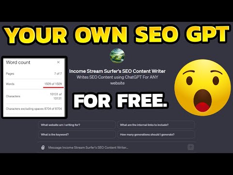 I Made A Custom GPT For SEO That Writes INFINITE WORDS?!