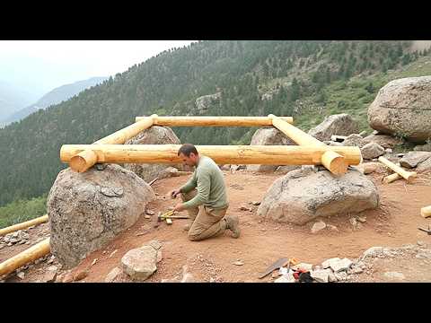 Building a Log House in 36 Minutes TIMELAPSE - Long Version | Start to Finish by @Карельский дилетант