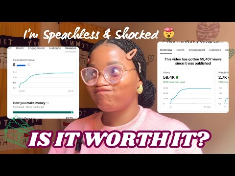 How Much YouTube Paid me for 60k Views 😱(as a Small Nigerian YouTuber) | FULL BREAKDOWN!