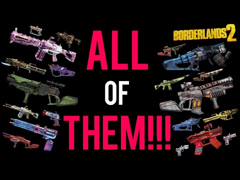 Literally EVERY Unique Gun In Borderlands 2 Explained