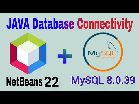 How to connect MySql Database 8.0.39 & Java NetBeans IDE 22 Using Connector-j Driver || JDBC in java