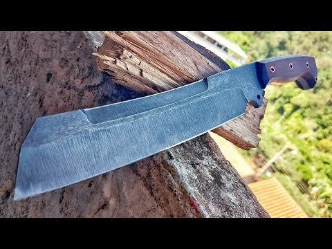 Knife Making - Making a Hunting  Machete