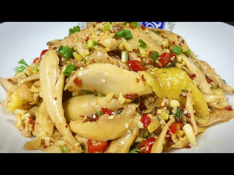 手撕鸡腿这样做太香了，嫩滑鲜香，步骤简单几分钟就学会，真过瘾【一画美食】