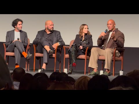 The Smashing Machine Director and Dwayne Johnson, Emily Blunt Q&A